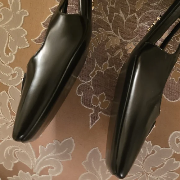 Prada Black Slingback Heels - Picture 6 of 16
